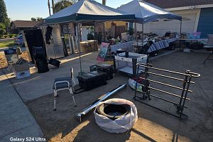 Big yard sale at low low prices, great finds.