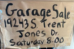 Garage Sale cleanout