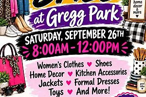 Gregg Park Yard sale.