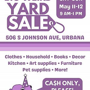 Yard sale photo in Urbana, IL