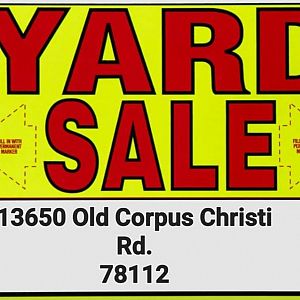 Yard sale photo in Elmendorf, TX