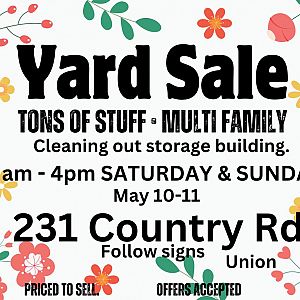 Yard sale photo in Union, SC