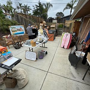 Yard sale photo in Vista, CA