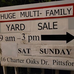 Yard sale photo in Pittsford, NY