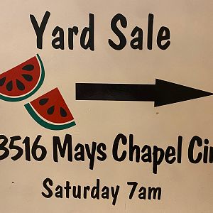 Yard sale photo in Newton, NC