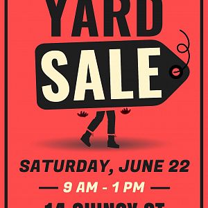 Yard sale photo in Medford, MA