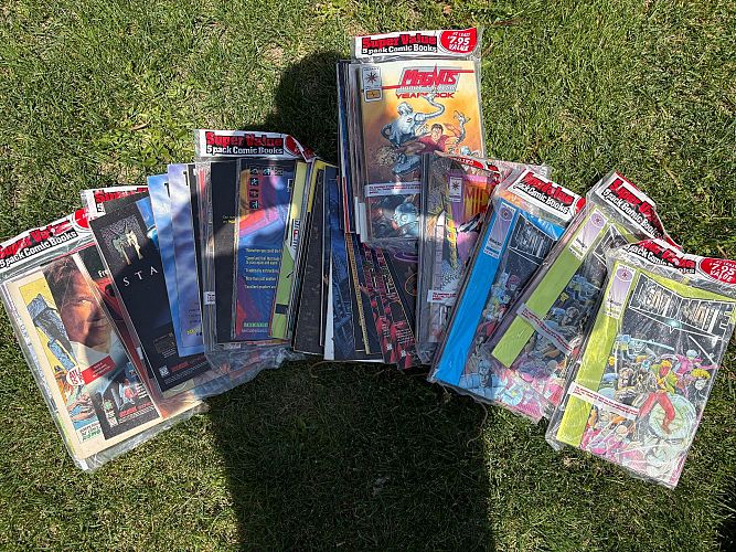 Yard sale:Video Games, Comics, Sports Cards, Tools, Cameras photo