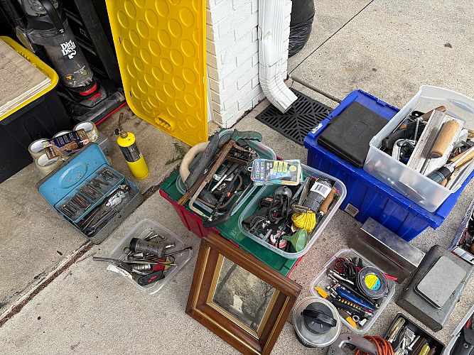 Yard sale:Video Games, Comics, Sports Cards, Tools, Cameras photo