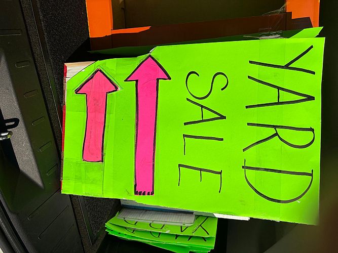 Backyard Yard Sale