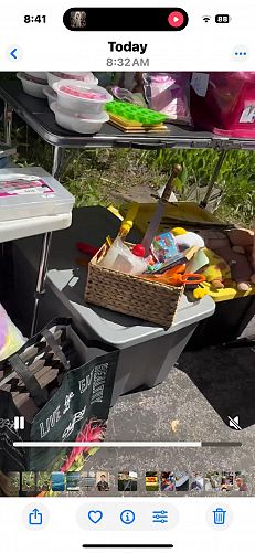 POP-UP TENT YARD SALE photo