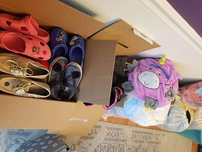 Multi family yard sale photo