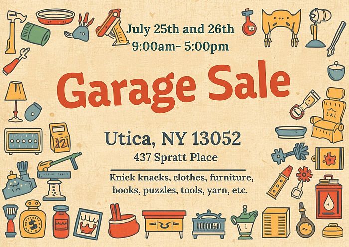 Garage sale photo