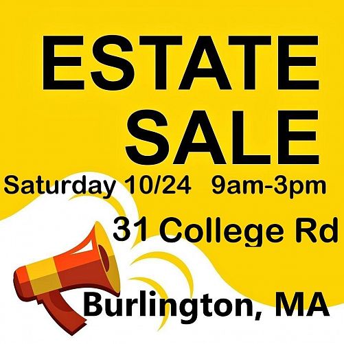 BURLINGTON Estate Sale - PHASE 1! - Sat, 10/24 (9am-3pm) cover
